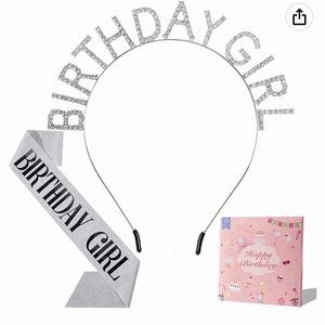 Birthday tiara and sash